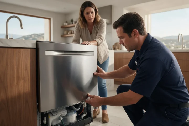 DCS DishDrawer Not Cleaning Dishes: Why Food and Film Stay Behind