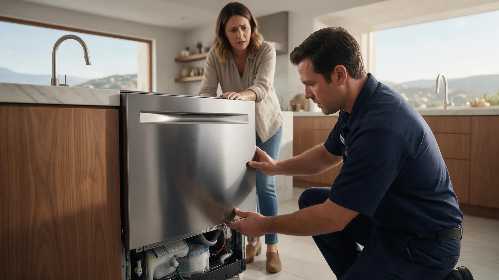 DCS Dishwasher Not Cleaning Dishes in Los Angeles