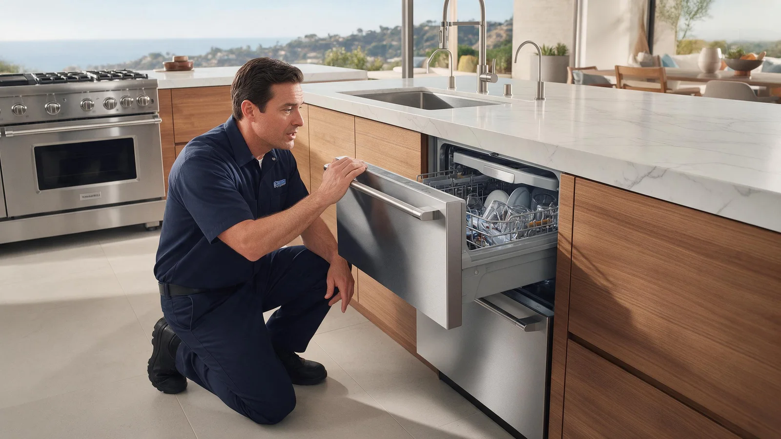 DCS Dishwasher Not Draining in Los Angeles