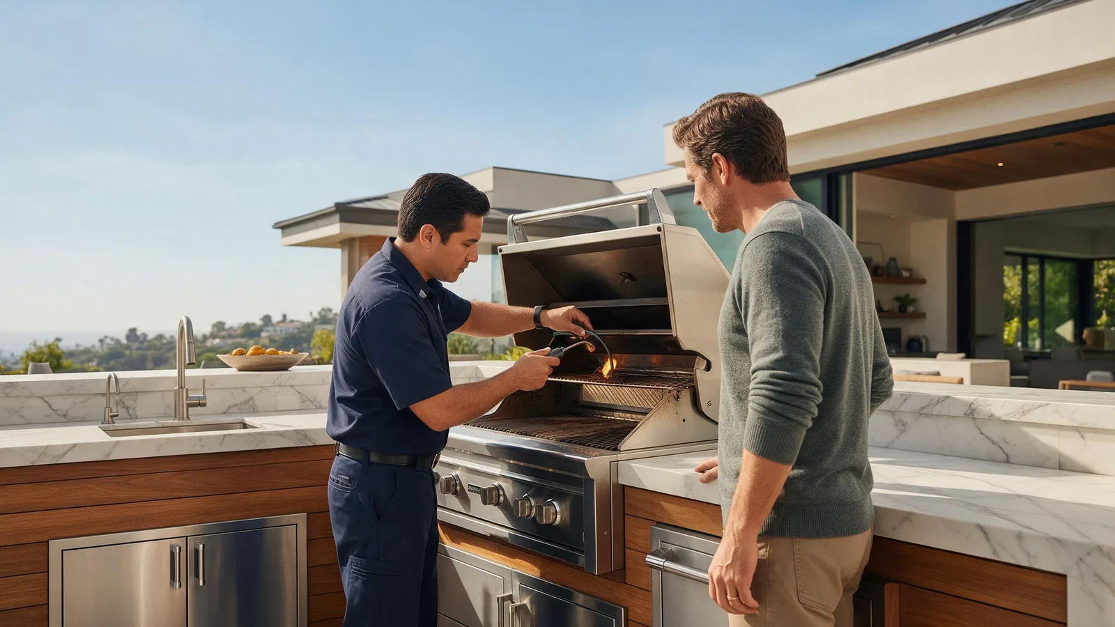 DCS Grill Heating Unevenly in Los Angeles